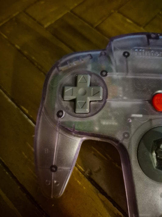 Official Nintendo 64 Controller Atomic Purple/ Clear - N64