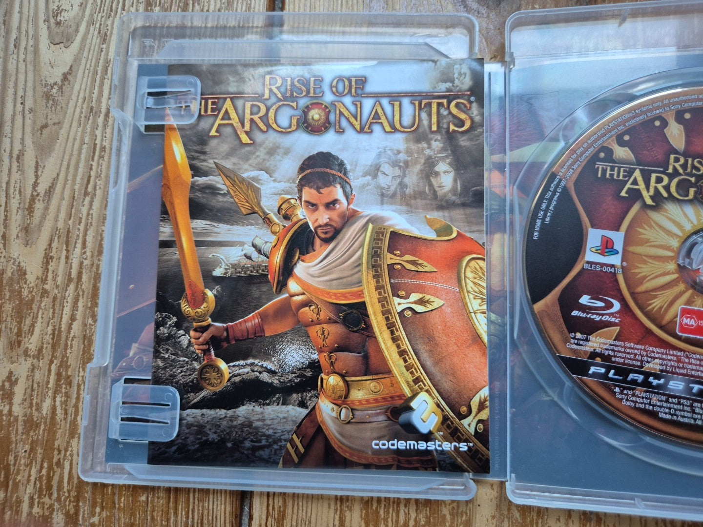 Rise of the Argonauts PlayStation 3 PS3 PAL UK Complete With Manual