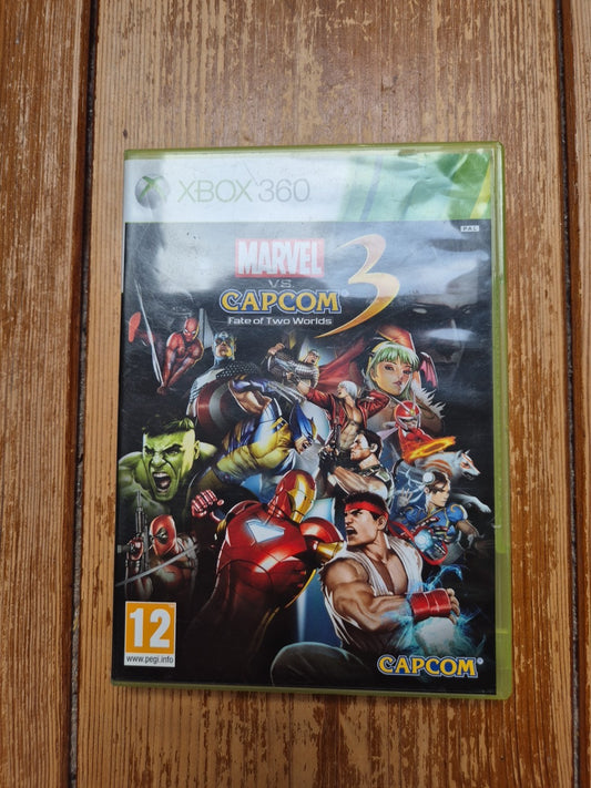 Marvel Vs Capcom 3: Fate of Two Worlds - Xbox 360 Complete With Manual PAL UK