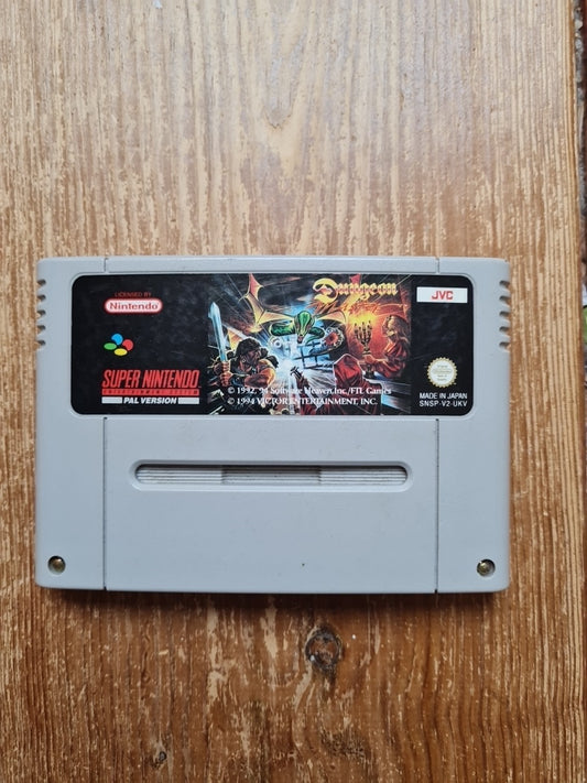 Dungeon Master SNES Super Nintendo PAL UKV