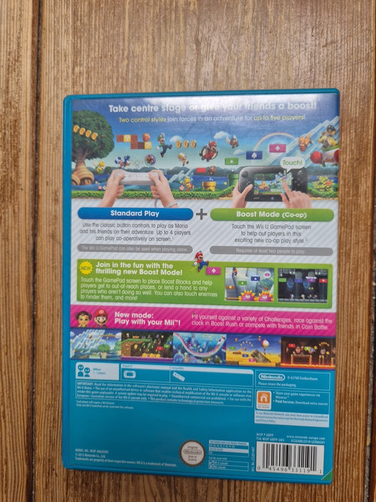 New Super Mario Bros U (Wii, 2012) PAL UK