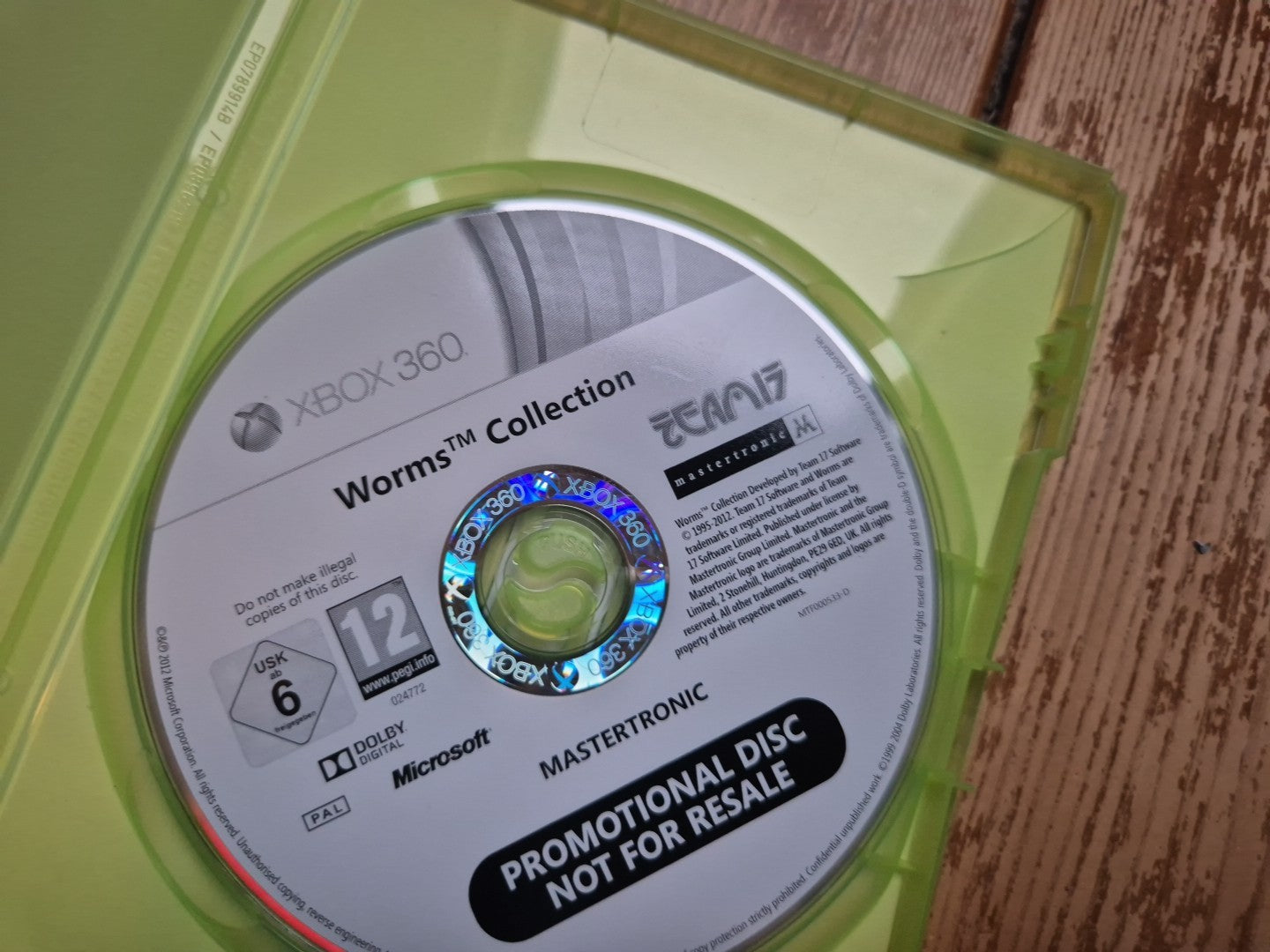 Microsoft Xbox 360 Worms Collection Promotional Copy PAL UK