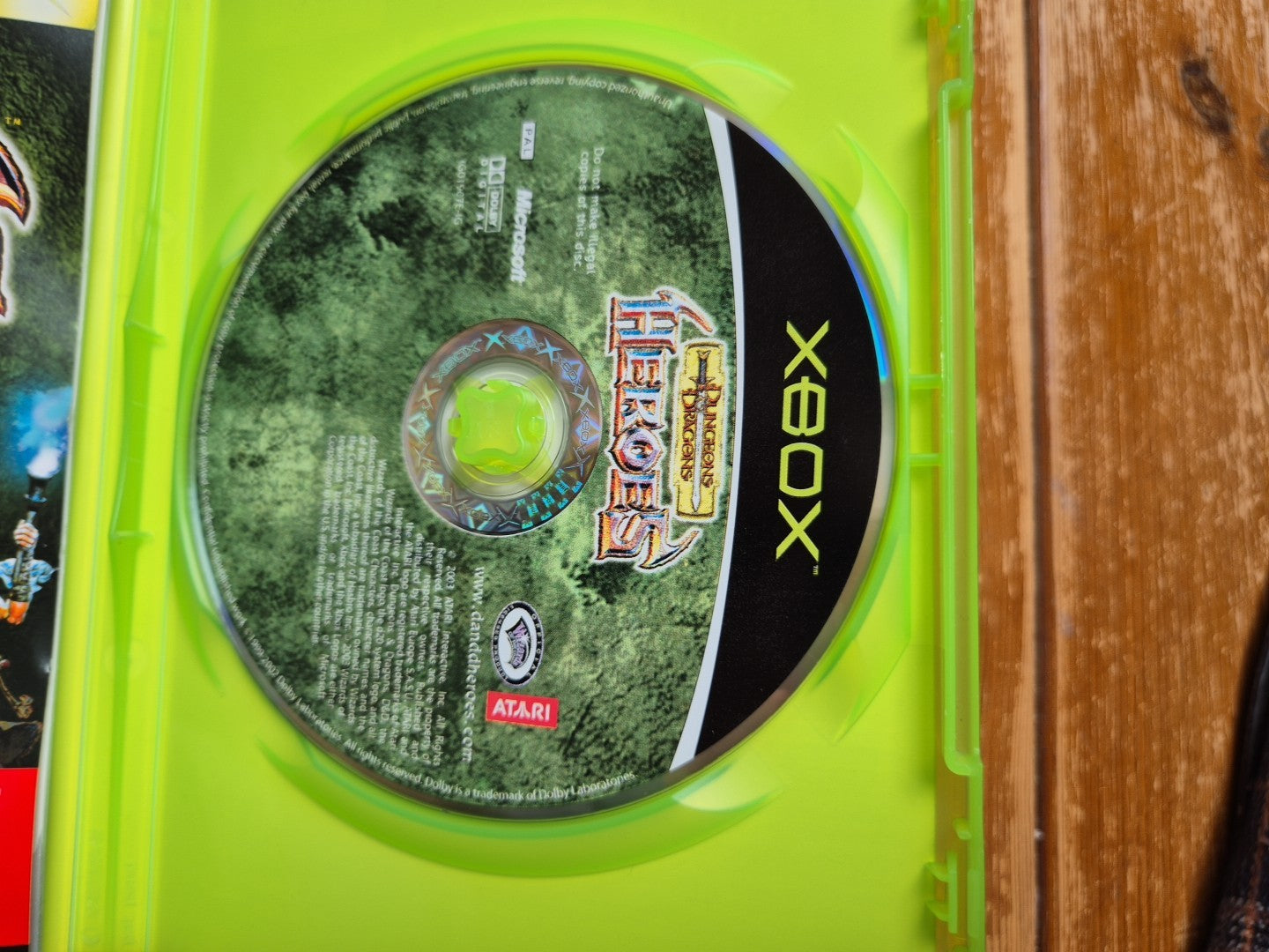 Dungeons And Dragons Heroes - Xbox - PAL UK Complete With Manual