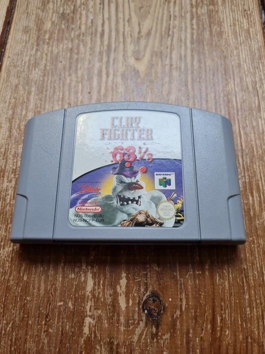 Clay Fighter 63 1/3 Nintendo 64 N64 PAL UK