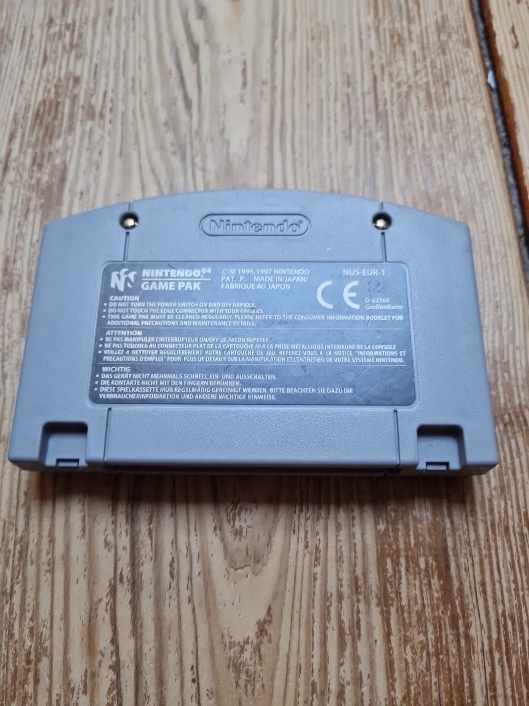 Genuine Charlie Blasts Territory - N64 Nintendo 64 PAL UK Version