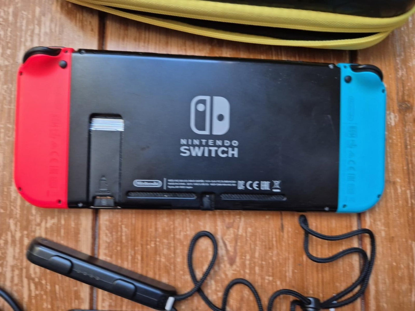 Nintendo Switch With Grip, Charger Cable And Pokemon Carry Case