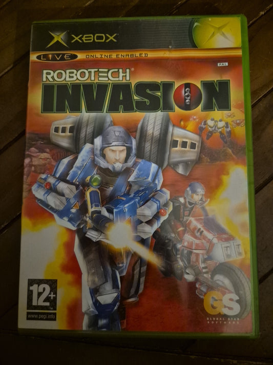Robotech Invasion - Xbox - Complete With Manual PAL UK