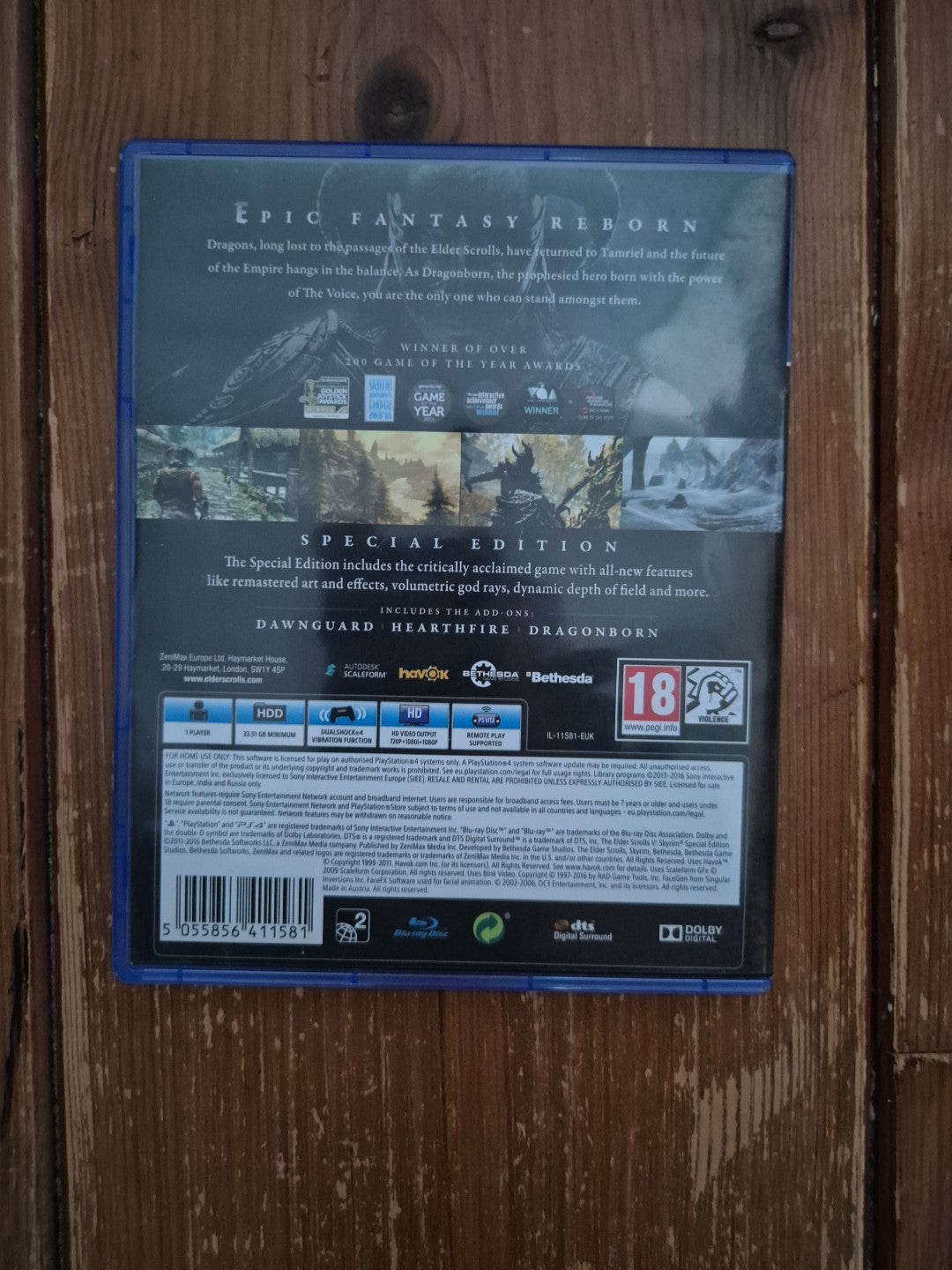 The Elder Scrolls V Skyrim [Special Edition] PS4 PlayStation 4 PAL UK