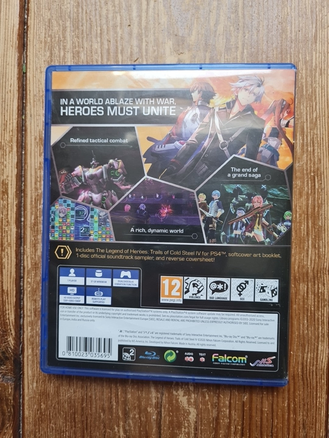 The Legend of Heroes Trails of Cold Steel 4 IV Ps4 PlayStation 4 PAL UK