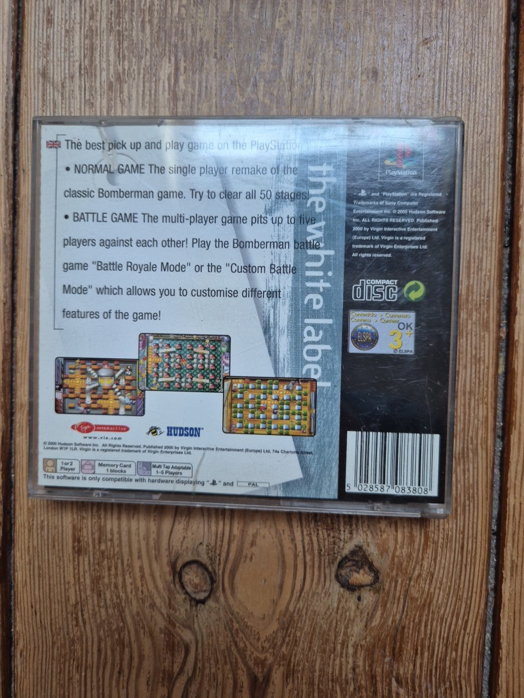 Bomberman - Sony Playstation 1 (PS1) - PAL UK Version