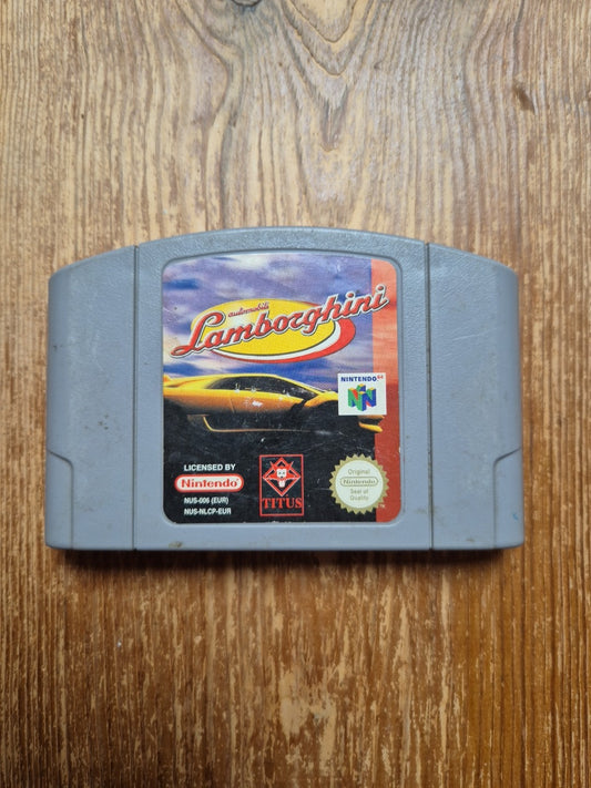 Automobil Lamborghini - Nintendo 64 N64 - PAL UK version
