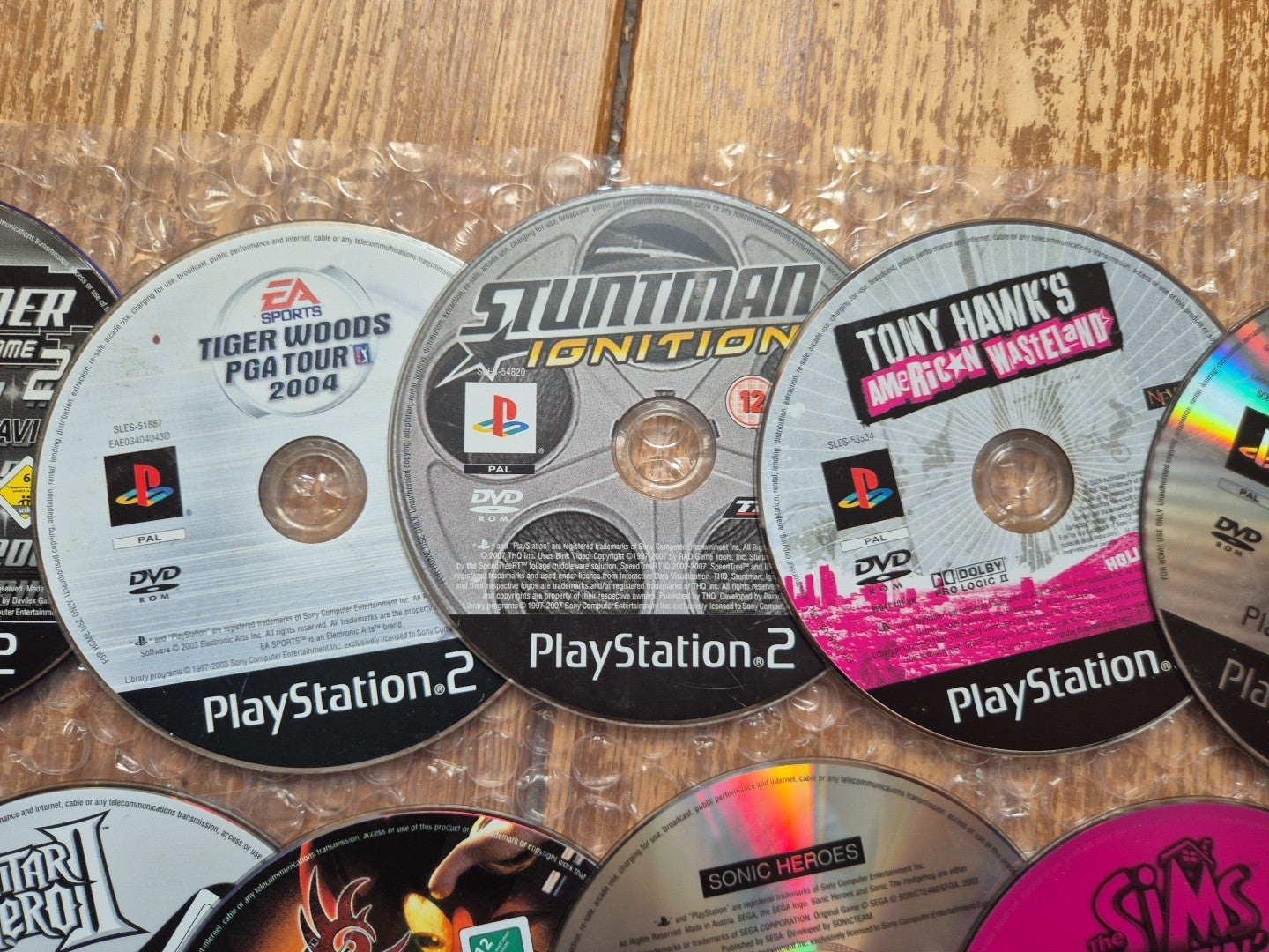 PlayStation Bundle 13 Game PS1, PS2, PS3 Sonic Tony Hawk Etc Tested PAL UK