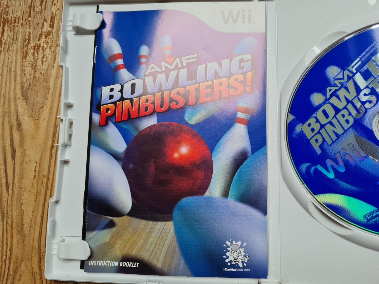 AMF Bowling Pinbusters! - Nintendo Wii Complete With Manual PAL UK