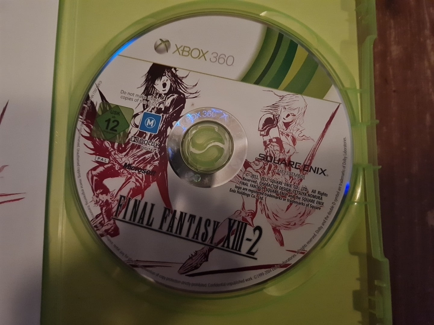 Final Fantasy XIII-2-Slip Cover Edition ( Microsoft Xbox 360) Complete W/ Manual
