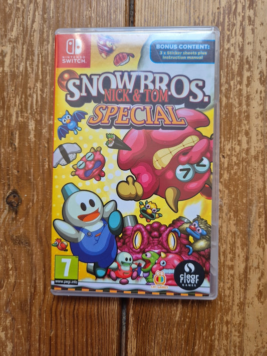 Snow Bros Nick & Tom Special Nintendo Switch Complete PAL UK
