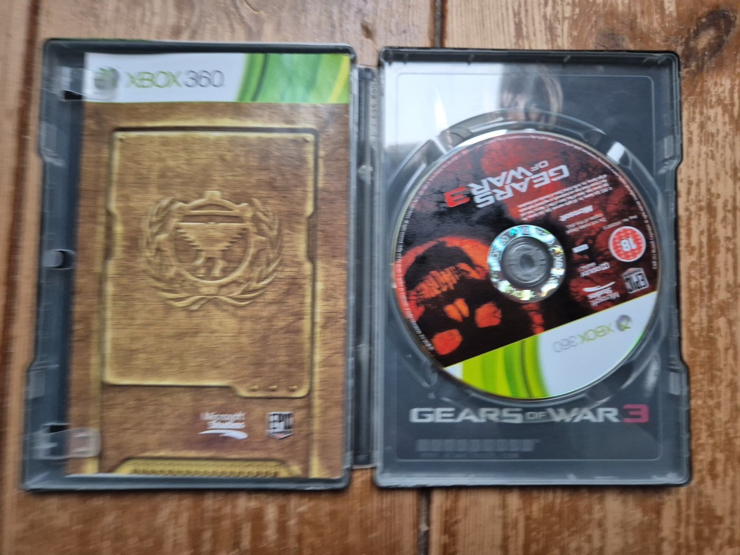 Gears Of War 3 Steelbook - Xbox 360 - Compete With Game And Manual PAL UK