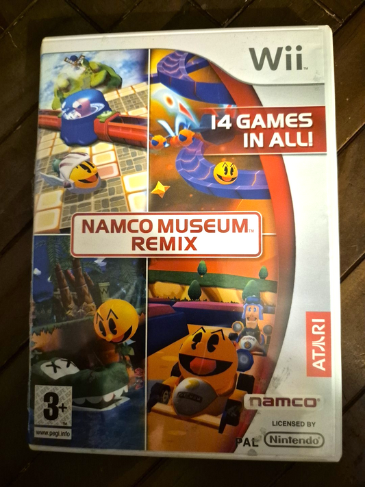 Namco Museum Remix - Nintendo Wii Complete With Manual PAL UK