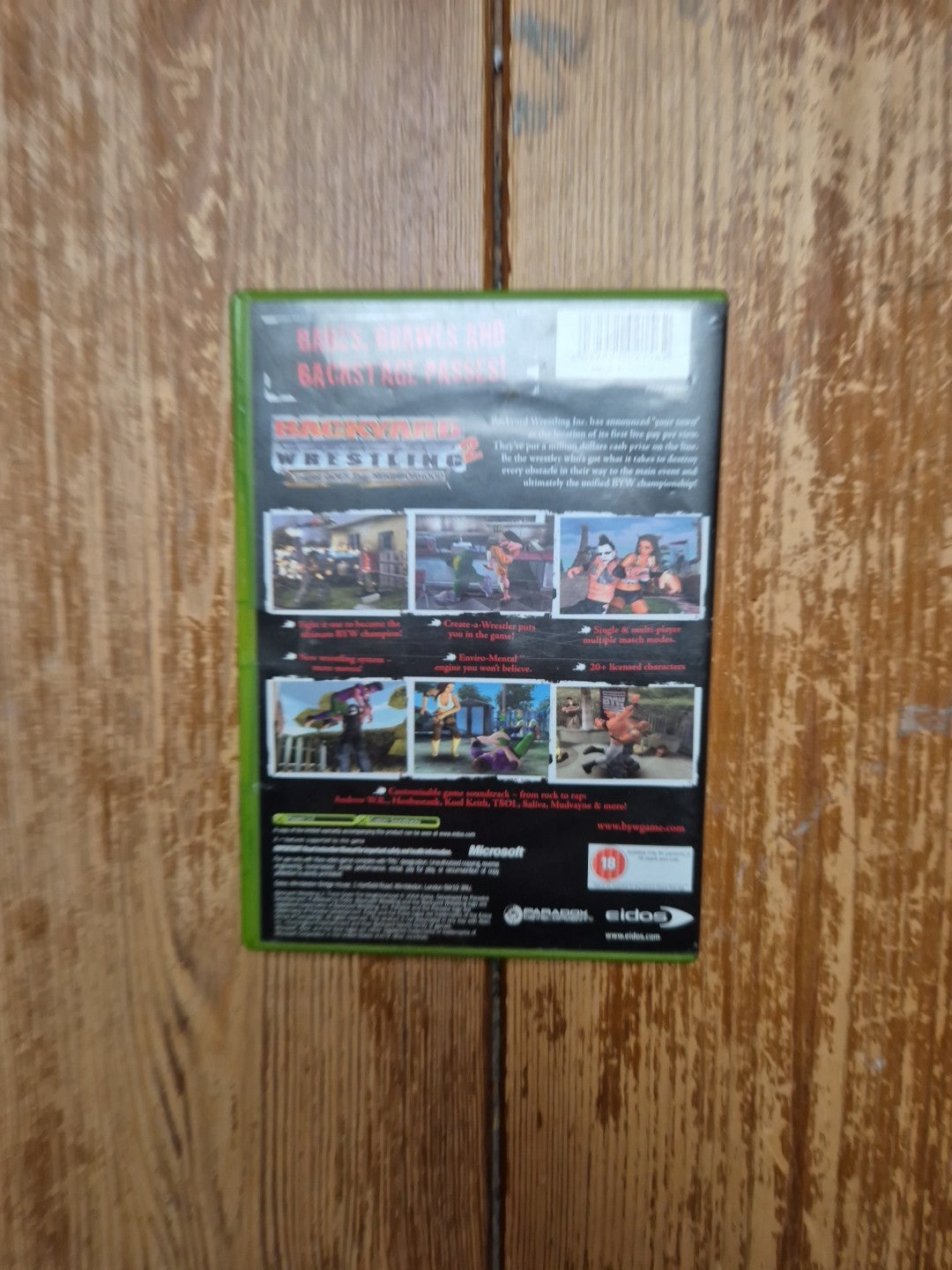 Backyard Wrestling 2 There Goes the Neighborhood - Xbox Complete With Manual UK