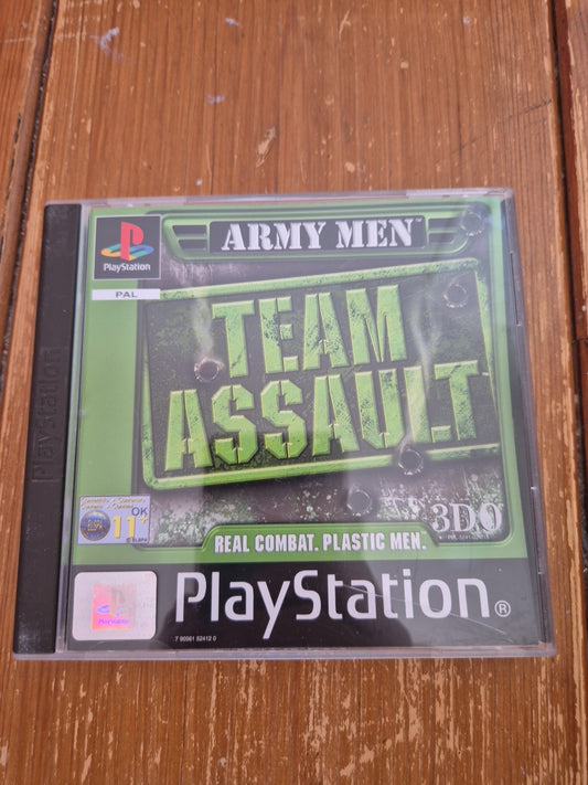 Army Men Team Assault - PS1 PlayStation 1 - Complete With Manual PAL UK