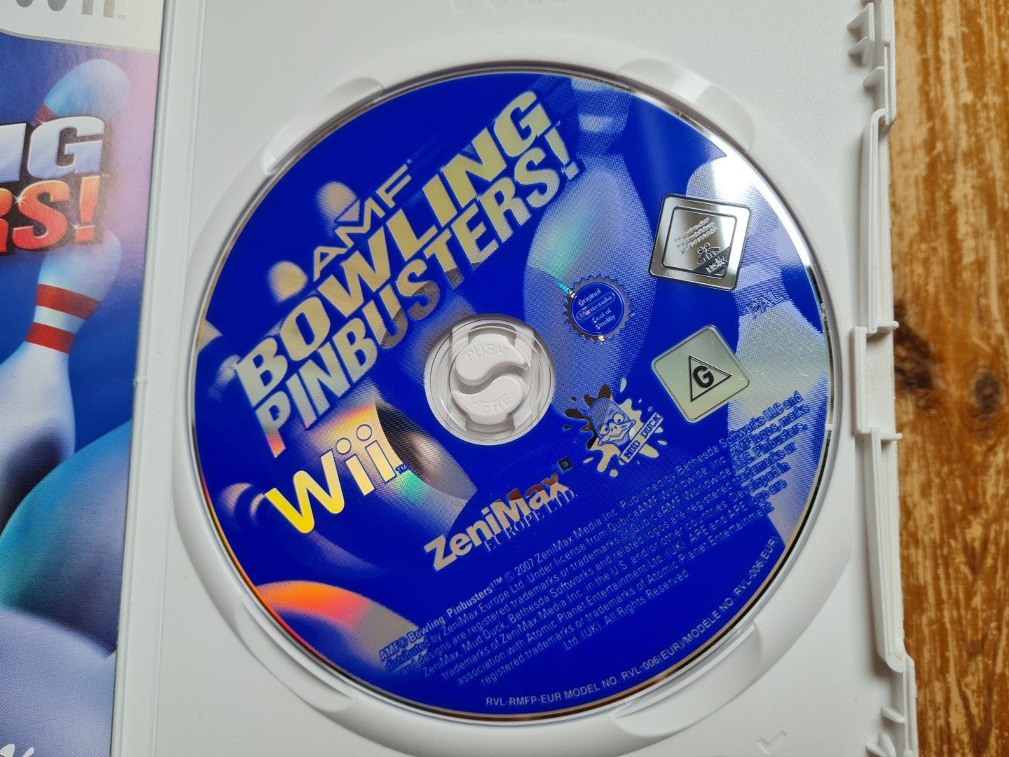 AMF Bowling Pinbusters! - Nintendo Wii Complete With Manual PAL UK