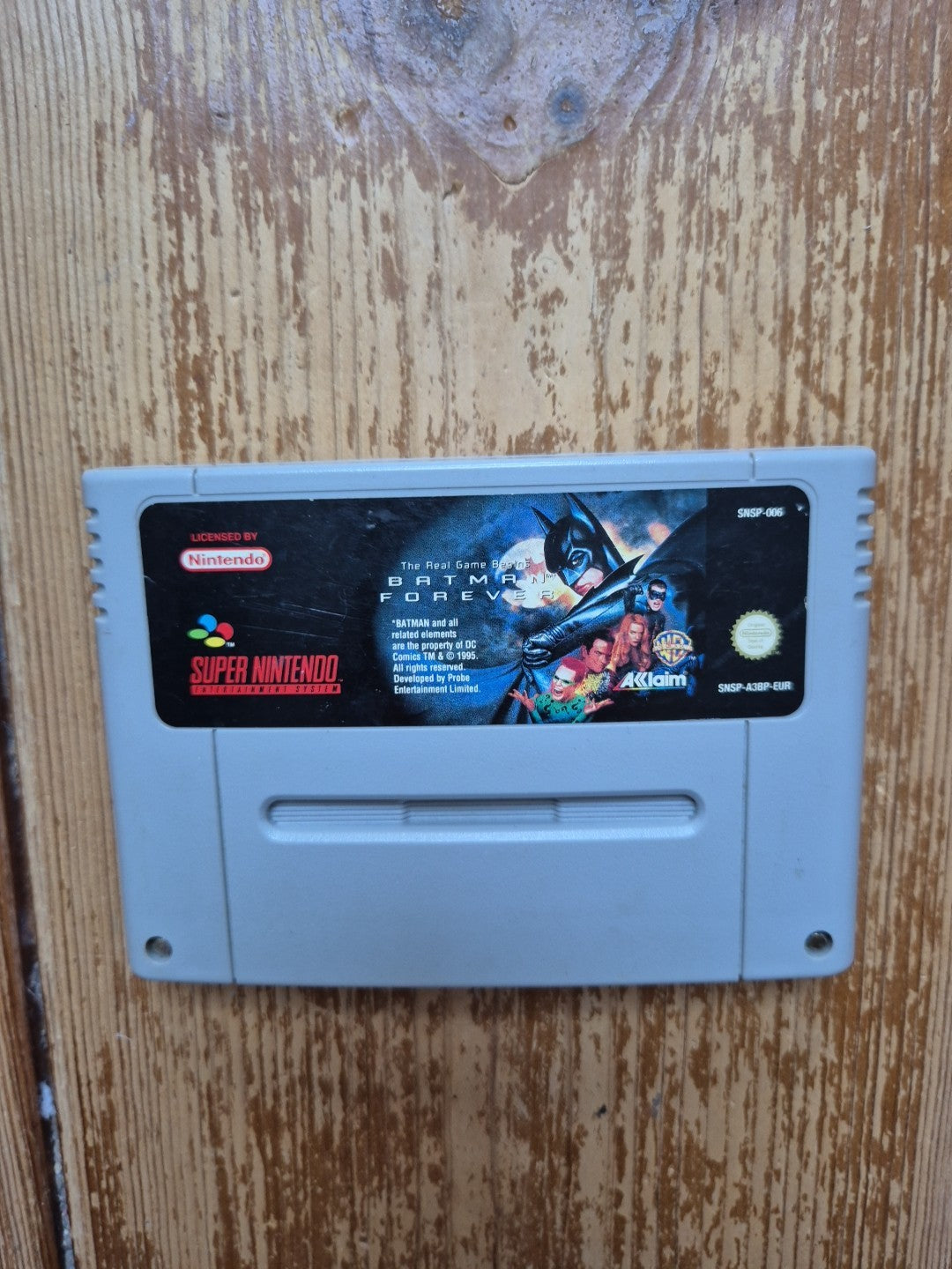 Batman Forever Super Nintendo Entertainment System SNES UK PAL Version