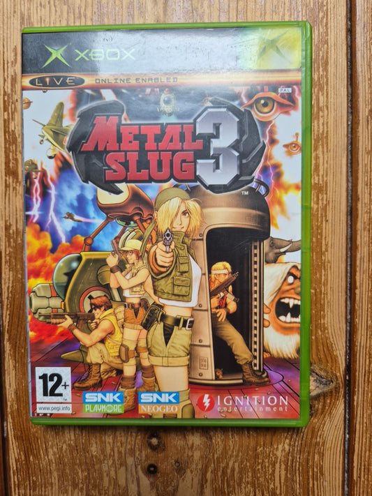 Metal Slug 3 - Xbox PAL UK Complete w/ Manual