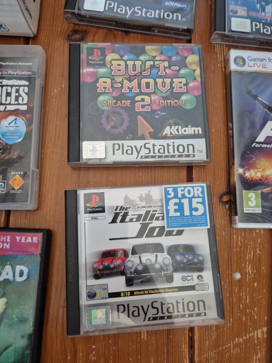 Mixed Gaming Joblot Bundle Ps1 Ps2 Ps3 PC Wii - All PAL UK Versions