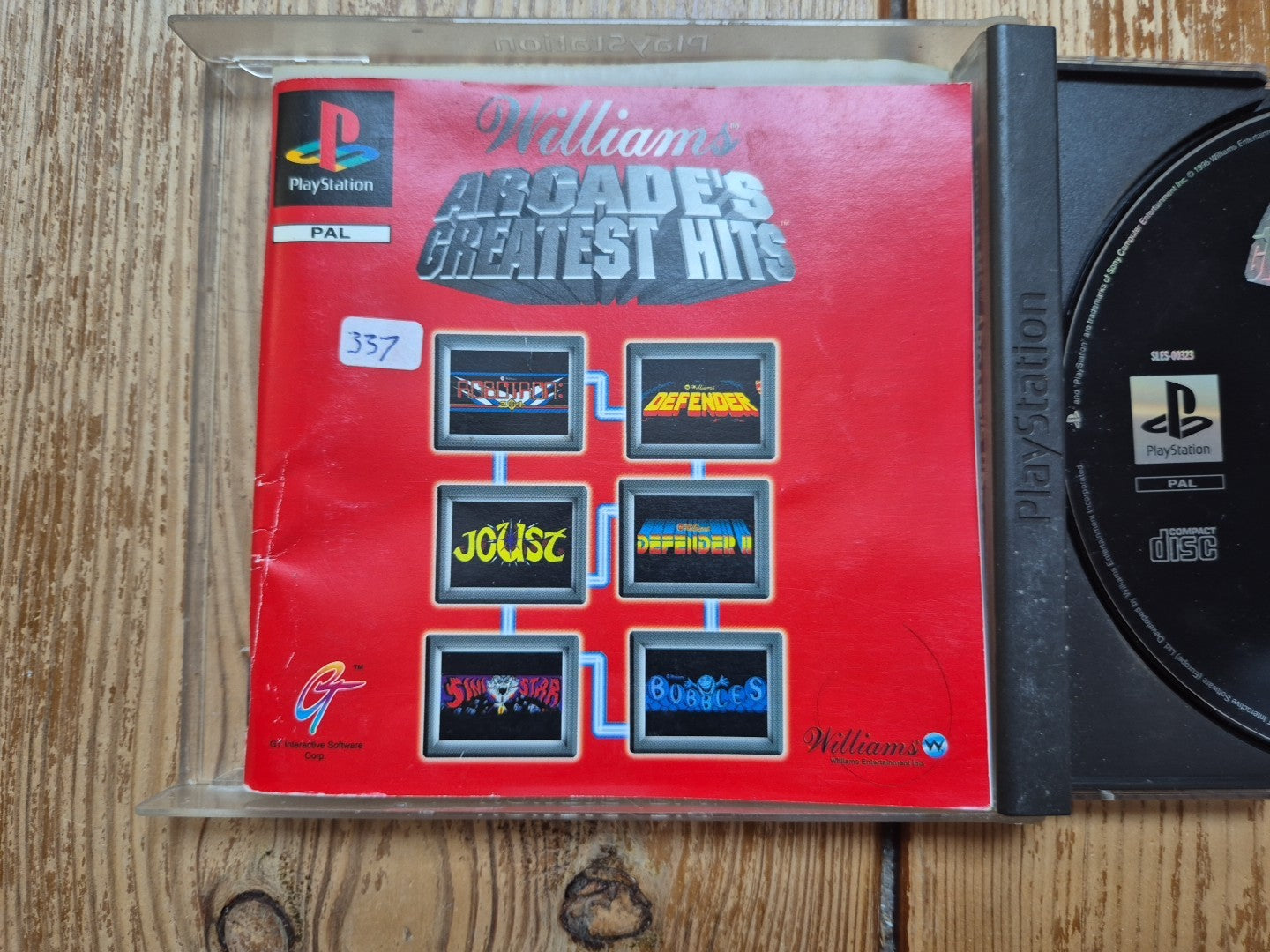 Williams Arcade Greatest Hits PS1 Sony PlayStation Complete With Manual PAL