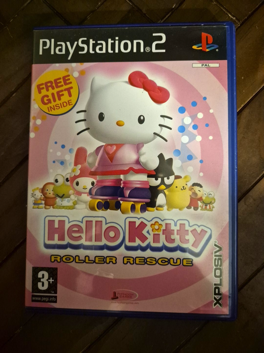 Hello Kitty Roller Rescue PS2 Complete With Manual  PAL UK PlayStation 2
