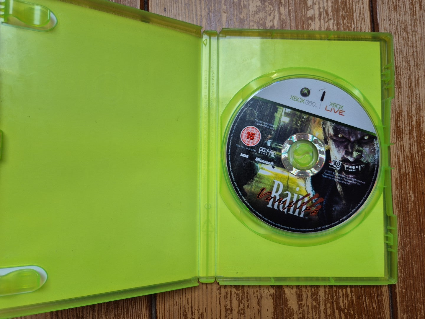 Vampire Rain Xbox 360 - UK PAL