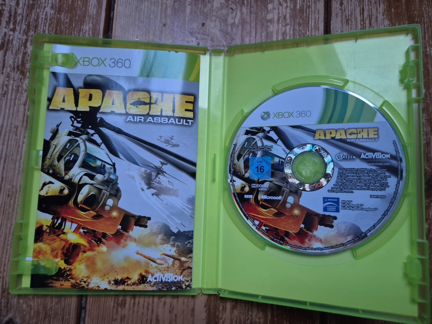 Apache: Air Assault (Xbox 360) Complete With Manual PAL UK