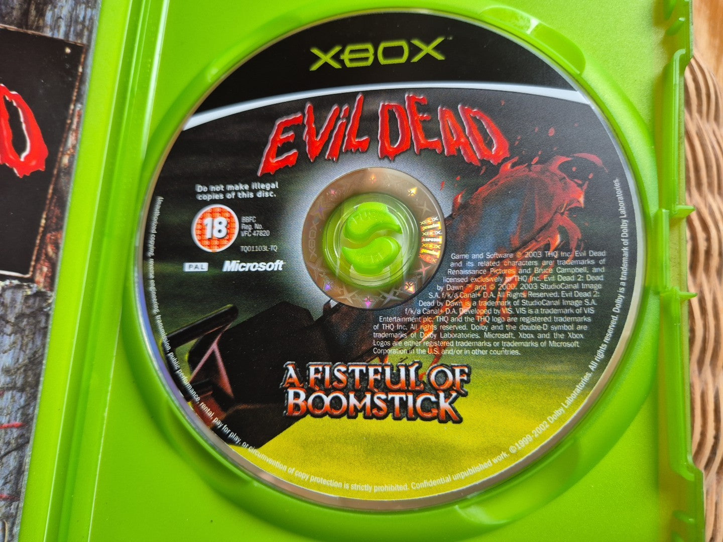 Evil Dead A Fistful of Boomstick - Xbox Original Compete With Manual PAL UK
