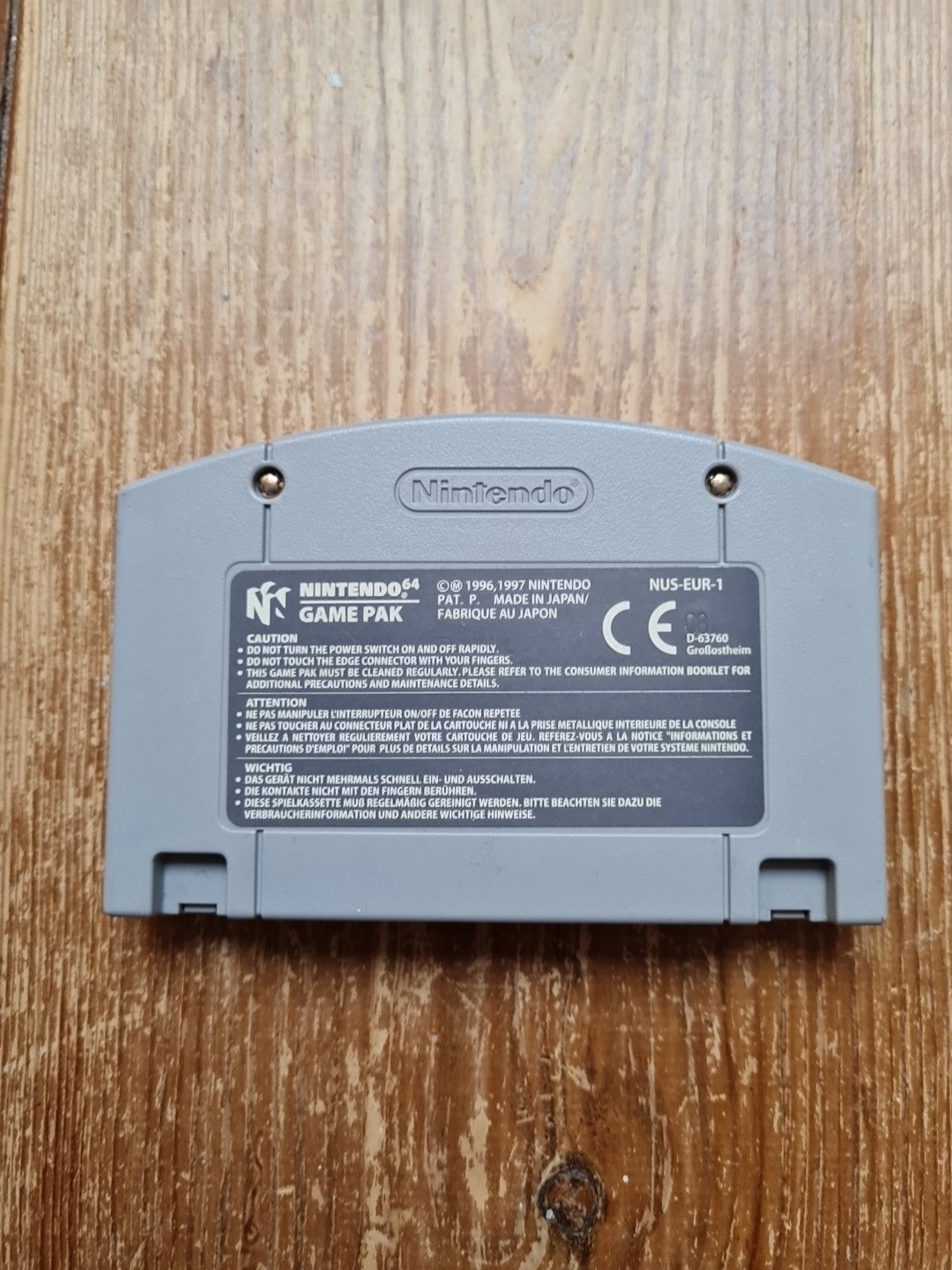 Wayne Gretzky 3D Hockey N64 Nintendo 64 PAL UK Version