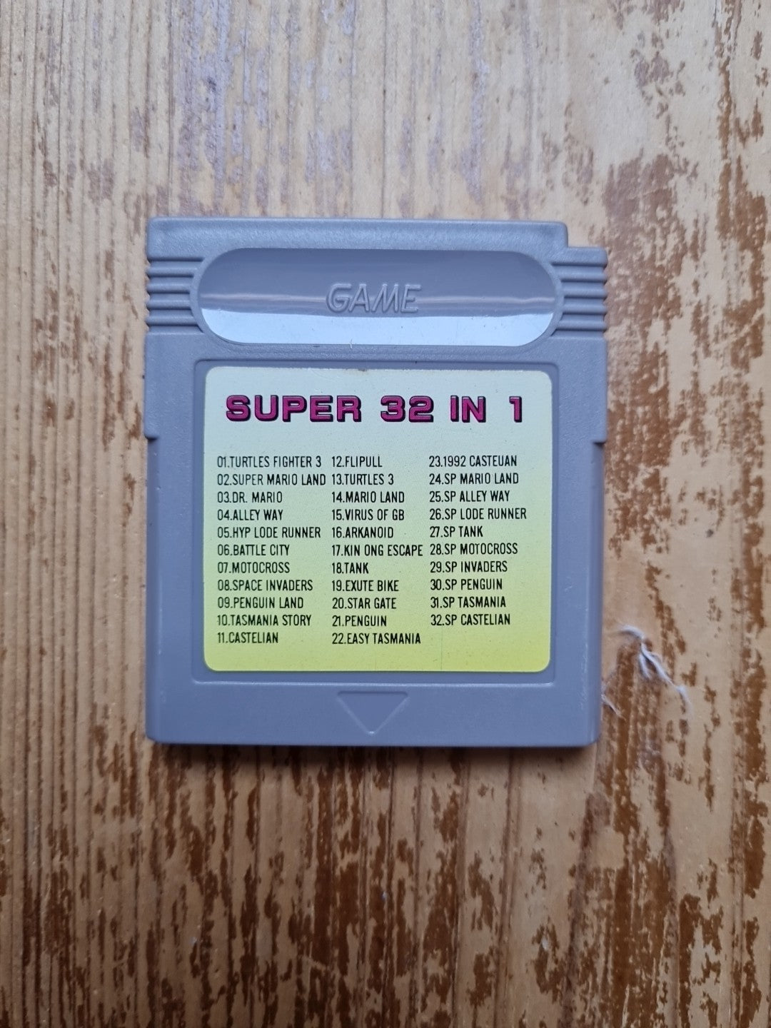 Super 32 IN 1 - Nintendo Game Boy PAL UK