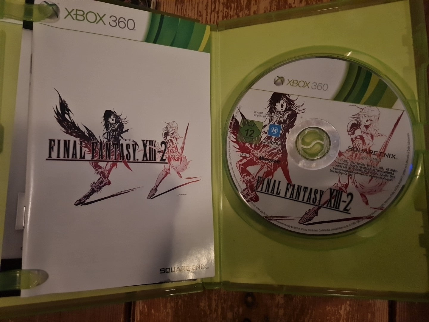 Final Fantasy XIII-2-Slip Cover Edition ( Microsoft Xbox 360) Complete W/ Manual