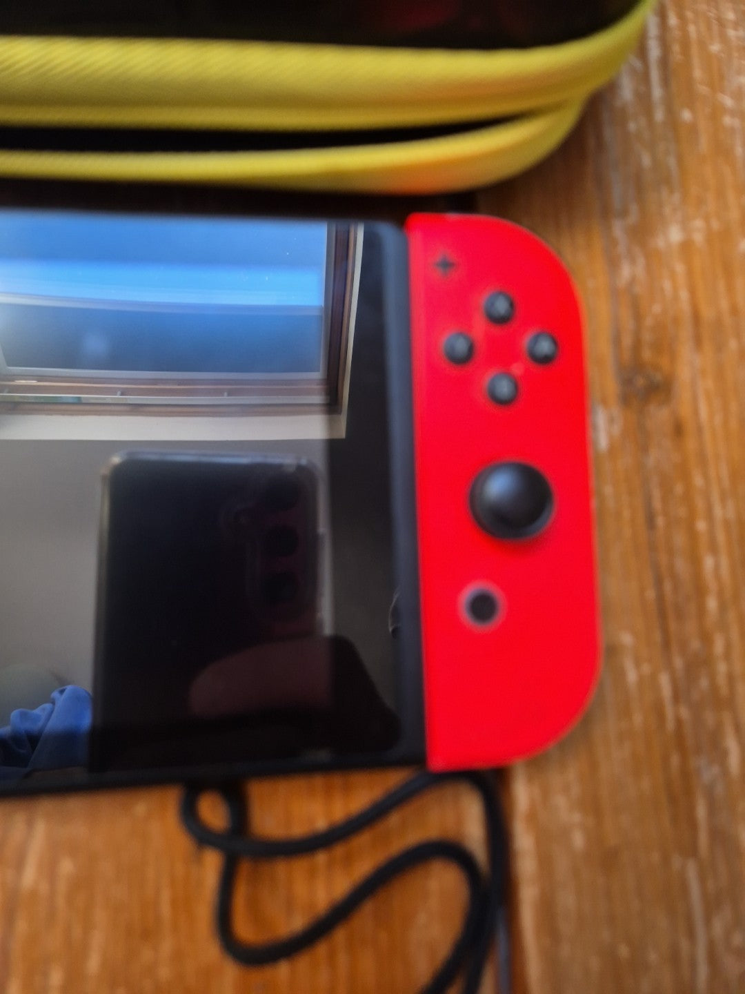 Nintendo Switch With Grip, Charger Cable And Pokemon Carry Case