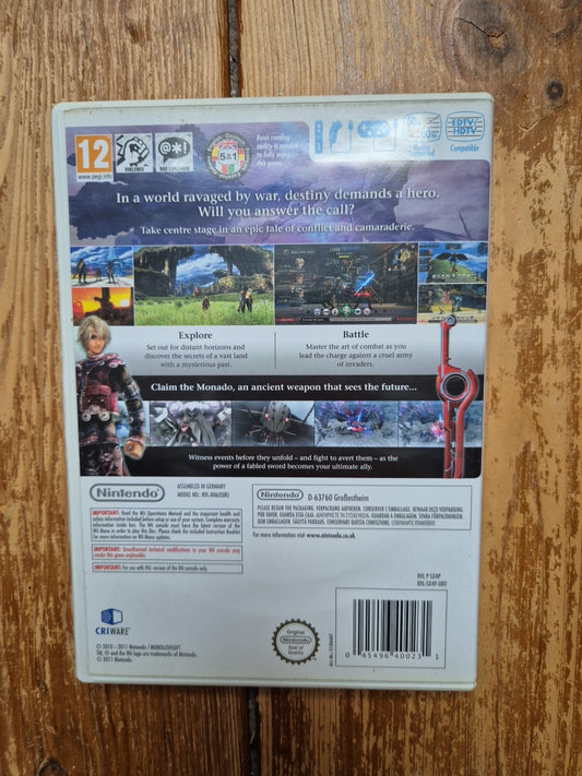 Xenoblade Chronicles - Nintendo Wii | Compete With Manual PAL UK