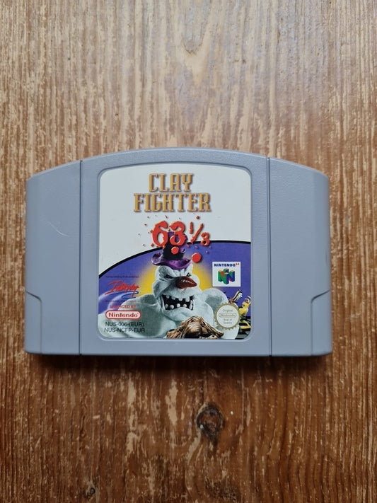 Clay Fighter 63 1/3 Nintendo 64 N64 PAL UK