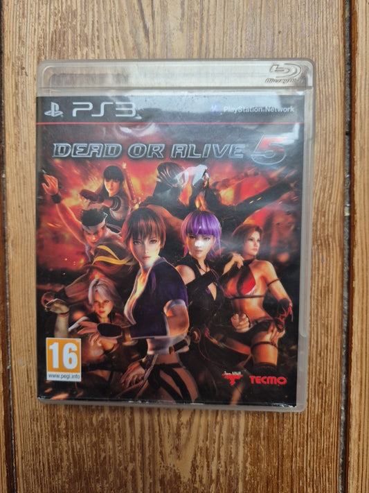 Dead or Alive 5 PS3 PlayStation 3 Compete With Manual PAL UK