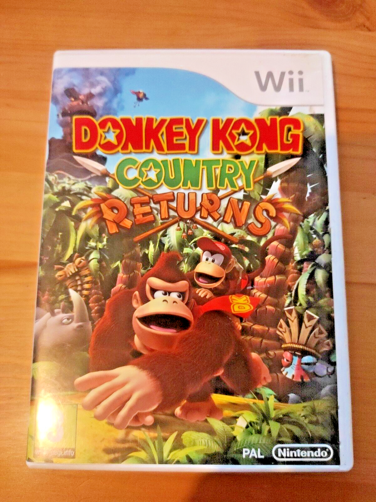 Donkey Kong Country Returns (Nintendo Wii, 2010) PAL UK Complete with Manual