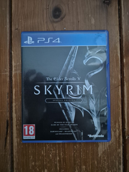 The Elder Scrolls V Skyrim Special Edition PS4 PlayStation 4 with map PAL UK