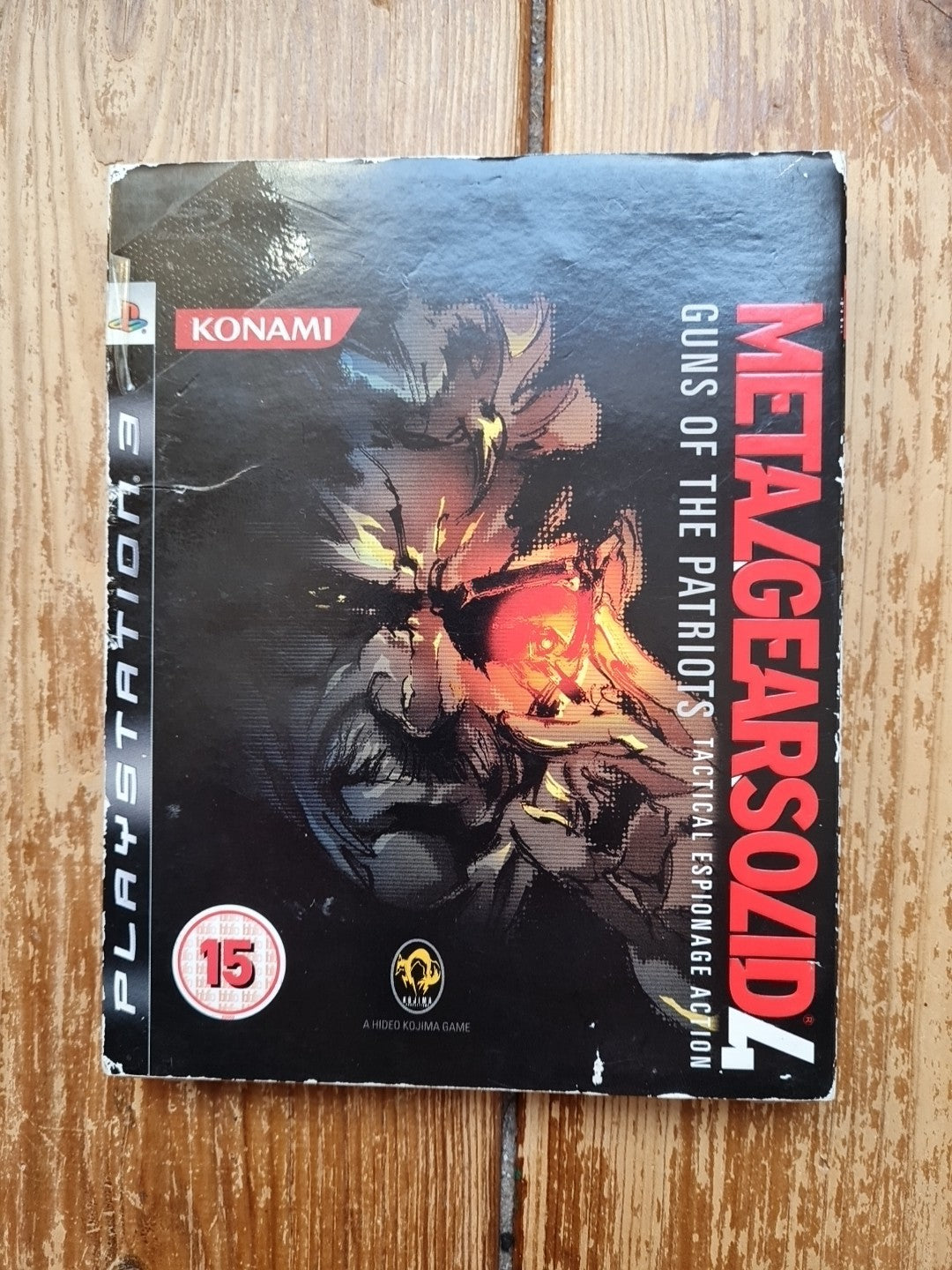 Metal Gear Solid 4: Guns of the Patriots with cardboard sleeve PS3 PlayStation 3