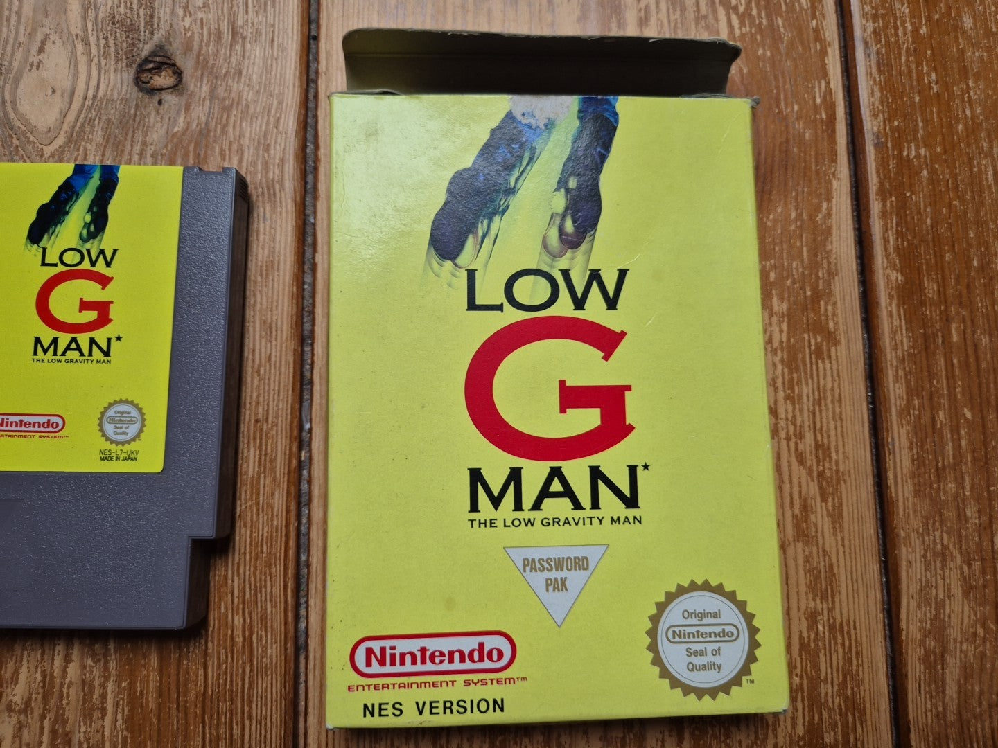 Low G Man. Nintendo Entertainment System- NES Boxed UK PAL Version