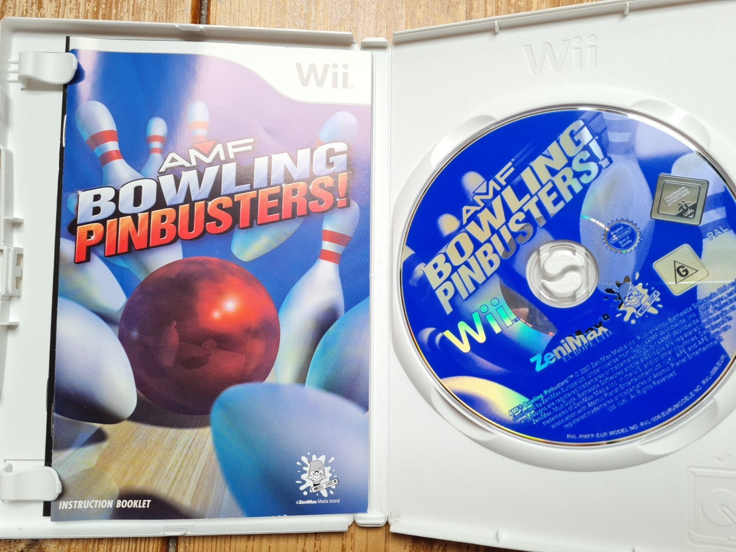 AMF Bowling Pinbusters! - Nintendo Wii Complete With Manual PAL UK