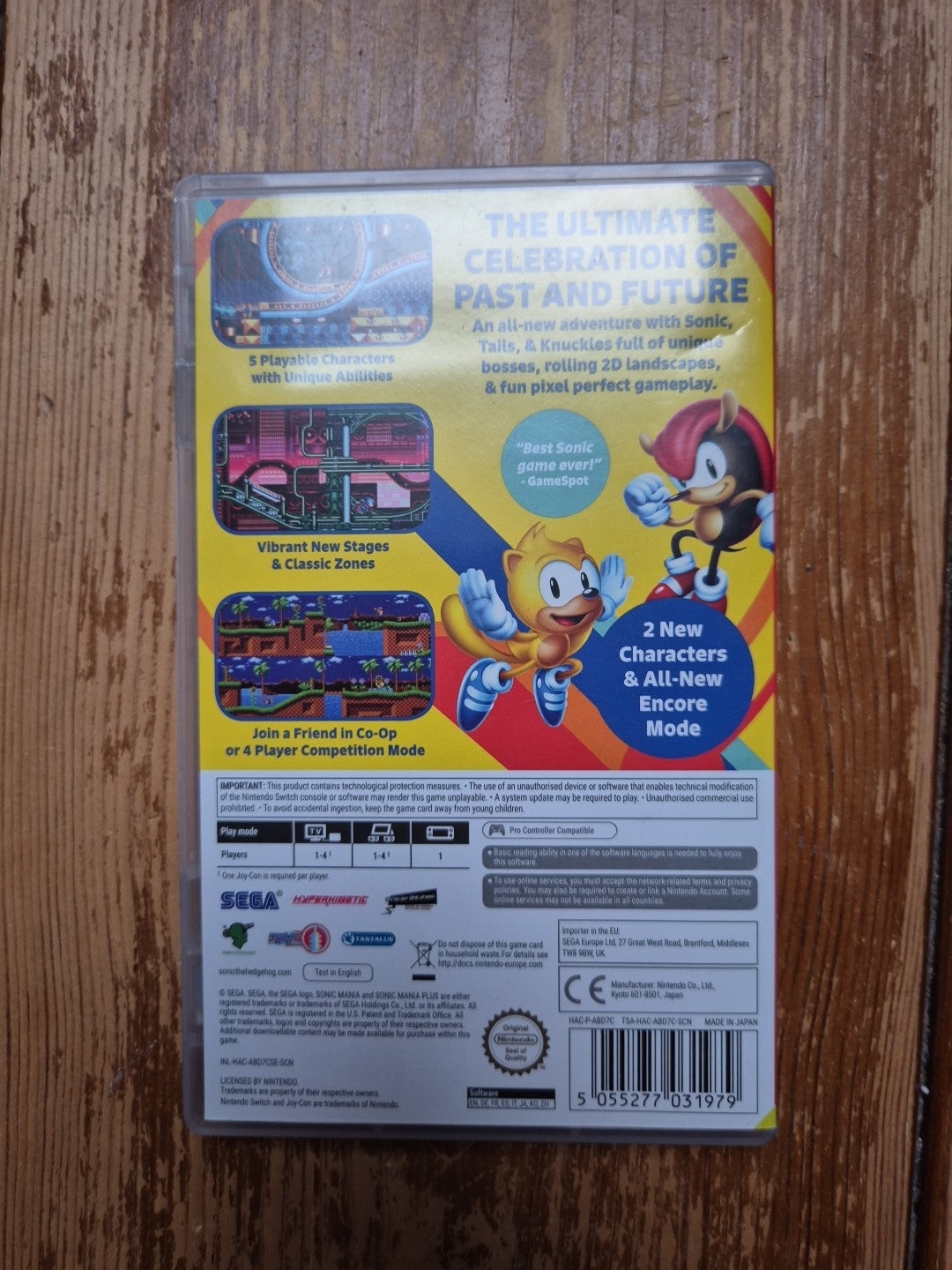 Sonic Mania - Nintendo Switch - PAL UK