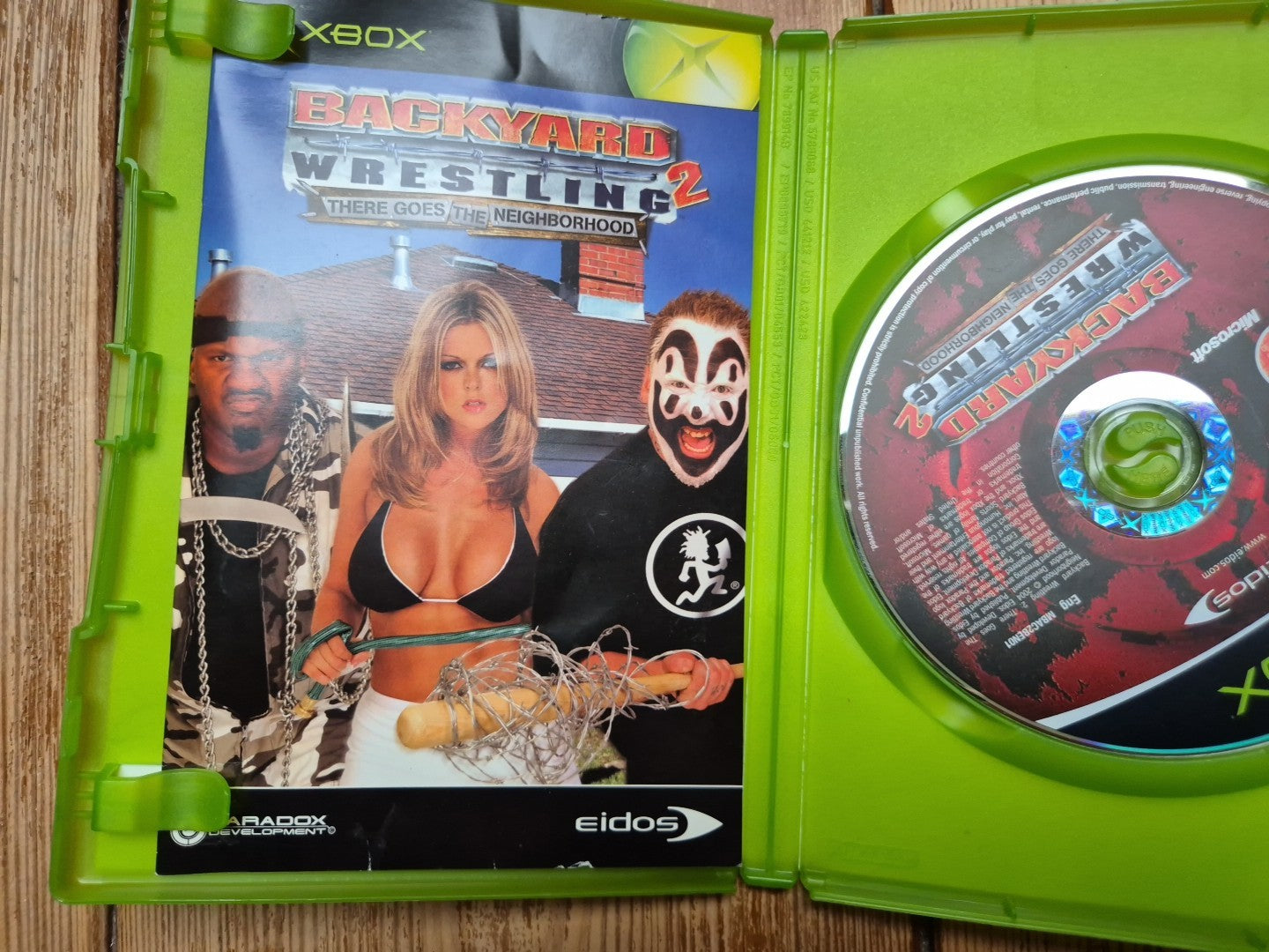 Backyard Wrestling 2 There Goes the Neighborhood - Xbox Complete With Manual UK