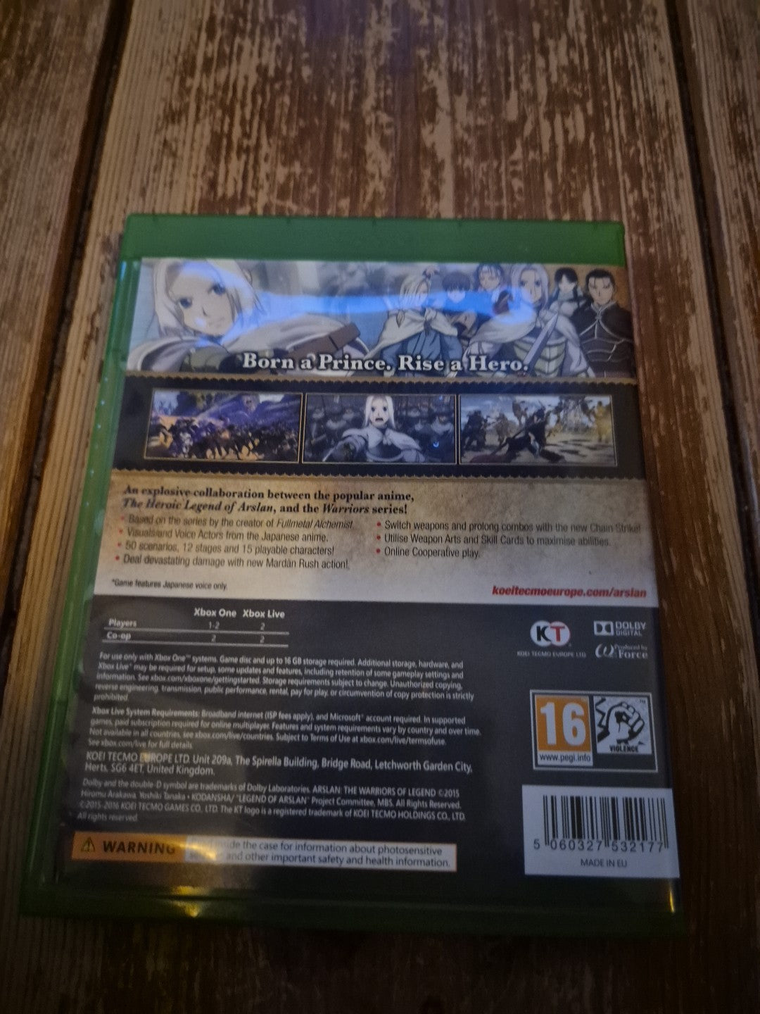 Arslan: The Warriors of Legend (Xbox One Series X) PAL UK