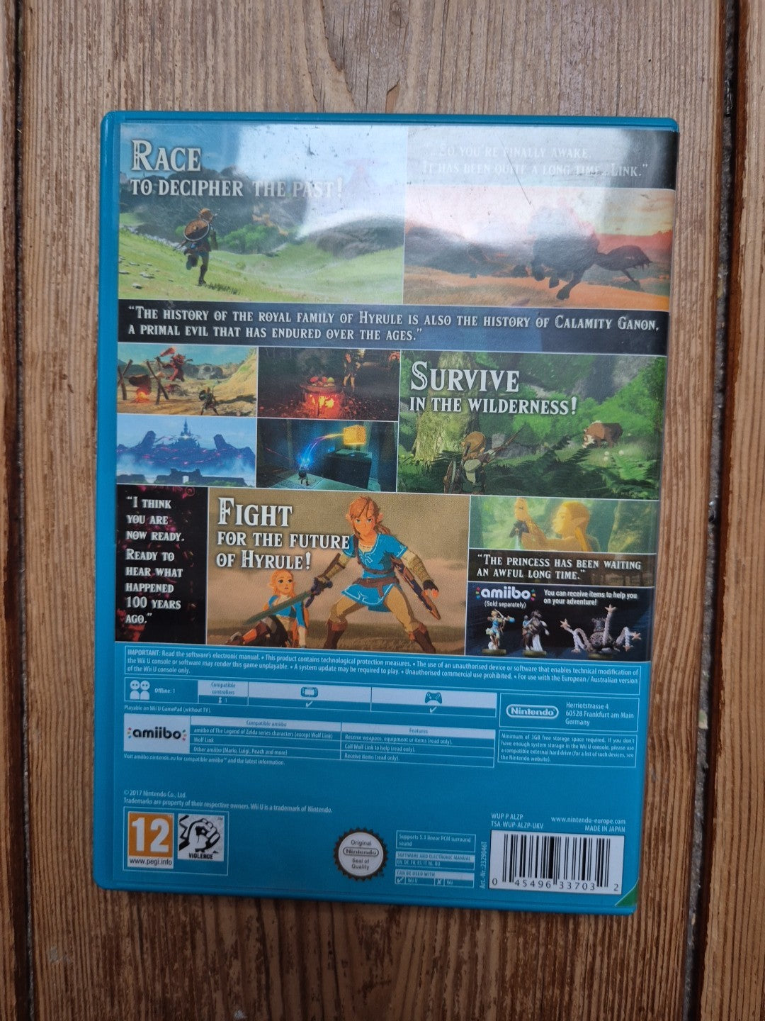 The Legend of Zelda: Breath of the Wild - Nintendo Wii U 2017 PAL UK