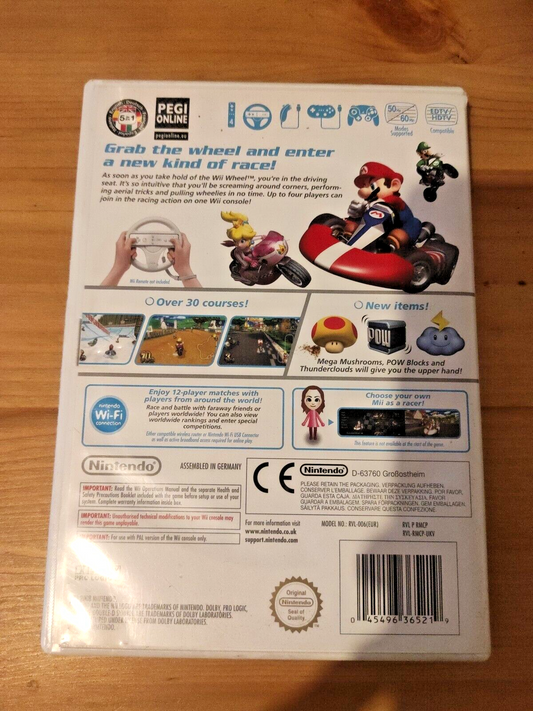 Mario Kart Wii - Nintendo Wii - PAL - Complete with Manual