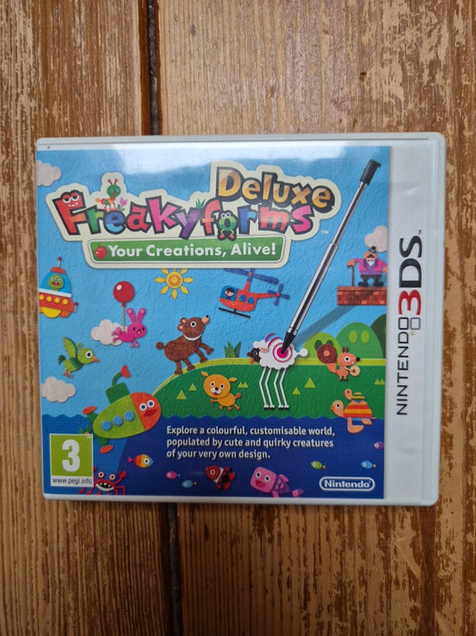 Freakyforms Deluxe, Nintendo 3DS - UK PAL Version
